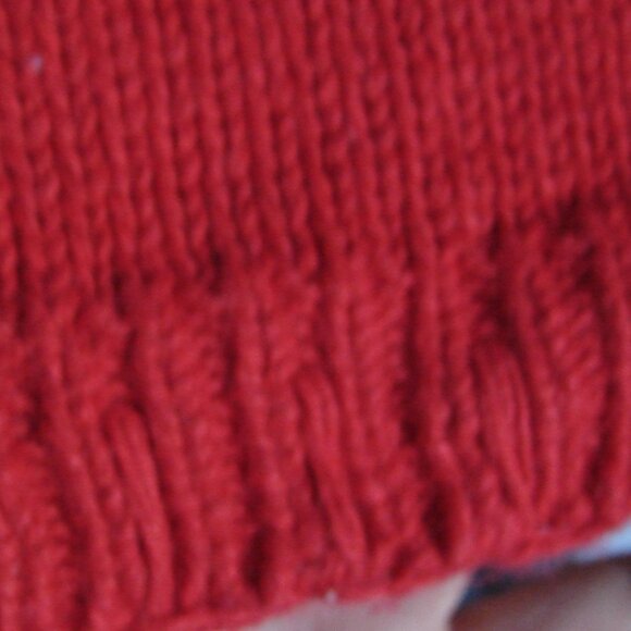 Vtg International Sportswear Oversized Knit Sweater Tunic TOP, Size 2X-3X Red - Picture 3 of 9